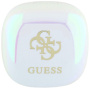 Guess Brezžične slušalke 4G Logo Mini TWS - bele