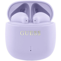 Guess Natisnjen Classic Brezžične slušalke TWS z logotipom - vijolične