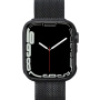 Ovitek Pitaka Air Case z vzorcem karbonskih vlaken za Apple Watch 42 mm (Series 10 / 11) – temno siv