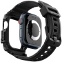 Spigen Rugged Armor Pro super trpežna torbica s paščkom za Apple uro 46 mm - črna