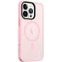 Tactical Hyperstealth prozoren ovitek z MagSafe za iPhone 13 Pro Max - roza