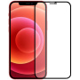 AG Super trpežno kaljeno matirano steklo za iPhone 12 mini - črna