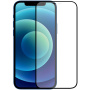 Mat zaščitna folija za celoten zaslon za iPhone 12 / 12 Pro - črni okvir