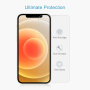 Kaljeno steklo 2,5D združljivo z zamenjivimi ovitki za iPhone 12 / 12 Pro (zaprt rob)
