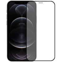 Zaščitno kaljeno 3D steklo za iPhone 12 / 12 Pro - črna