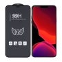Kaljeno steklo 3D za iPhone 12 mini - črni okvir