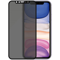 PanzerGlass kaljeno anti-spy steklo za iPhone XR/11 - črna