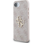 Guess 4G Metal Logo ovitek za iPhone 16e / 17e - roza