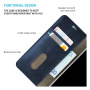 FIXED Opus preklopna torbica za iPhone 16e / 17e - temno modra