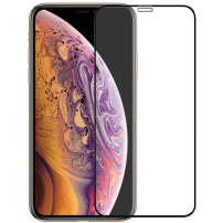 Kaljeno 2,5D steklo za iPhone XS Max/11 Pro Max - črna
