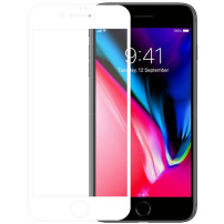 Kaljeno 3D steklo za iPhone 7/8 - bela