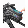 Wheel up Bike Bag vodoodporna torba za kolo s prostorom za iPhone - črna