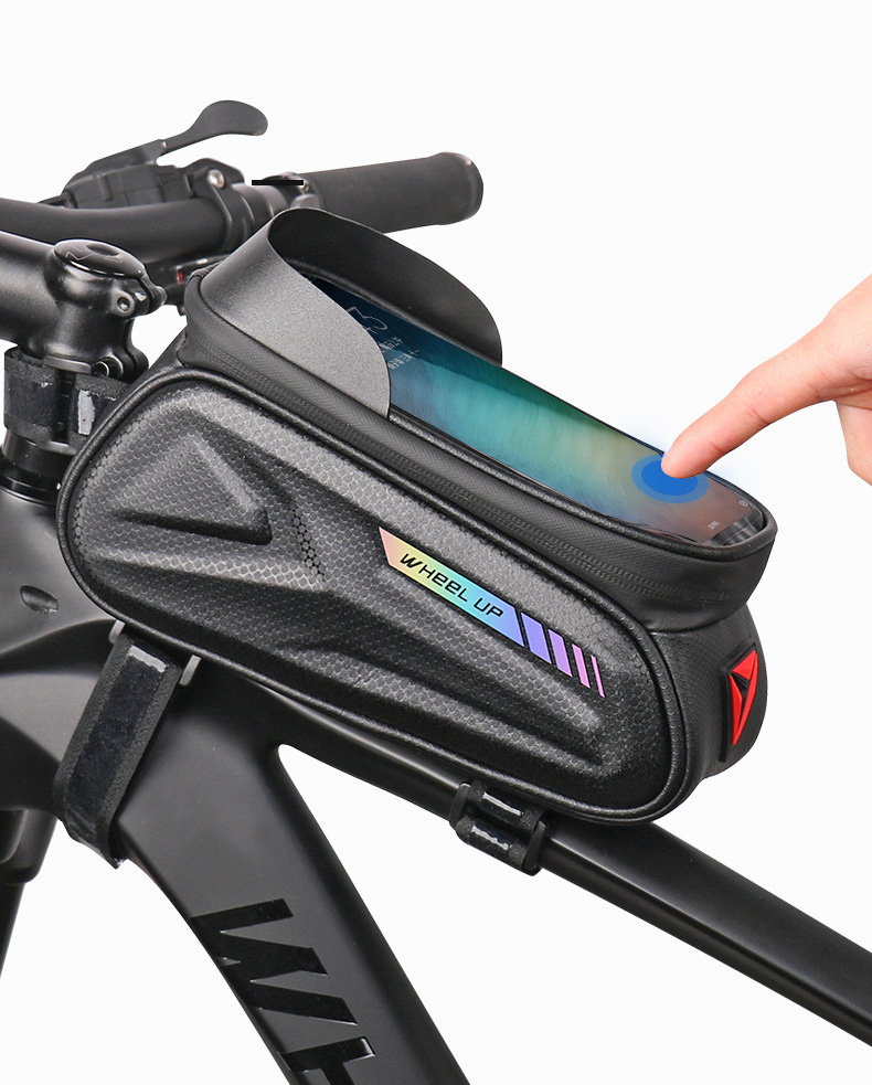 Wheel up Bike Bag vodoodporna torba za kolo s prostorom za iPhone - črna