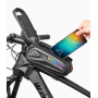 Wheel up Bike Bag vodoodporna torba za kolo s prostorom za iPhone - črna