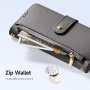 DUX DUCIS Snemljiva preklopna torbica Lawa 2v1 z MagSafe in denarnico za iPhone 15 Plus - siva