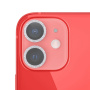 Kaljeno steklo z bleščečimi okvirji za zaščito leč fotoaparata za iPhone 12 - srebrne barve