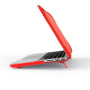 Udarno odporen pokrov z odklopnimi nogicami za MacBook Pro 13" (A2251 / A2289 / A2338) - rdeč