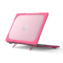 Udarno odporen ovitek z obračalnimi nogicami za MacBook Pro 13" (A2251 / A2289 / A2338) - roza