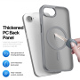DUX DUCIS Yind mat ovitek z MagSafe za iPhone 16e / 17e - siv