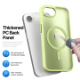 DUX DUCIS Yind mat ovitek z MagSafe za iPhone 16e / 17e - neonsko zelen