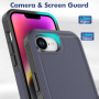 Super trpežen ovitek za iPhone 16e / 17e - temno moder