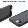 Super trpežen ovitek za iPhone 16e / 17e - temno moder