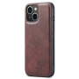 DG.Ming 2v1 snemljiva preklopna torbica za iPhone 15 - bordo
