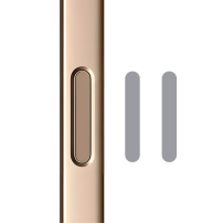 Rurihai steklo za gumb za upravljanje kamere za iPhone 16 / 16 Plus / 16 Pro / 16 Pro Max / 17 / 17 Pro / 17 Pro Max - 2 kosa - sivo