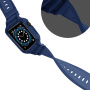 Etui Durable Armor s paščkom za Apple uro 46mm - temno modra