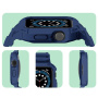 Etui Durable Armor s paščkom za Apple uro 46mm - temno modra