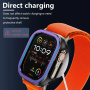 Etui s kovinskim okvirjem okoli zaslona za Apple Ura Ultra 49mm - črna