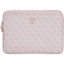 Guess 4G Triangle Logo torba za iPad do 13" / MacBook do 14" - roza