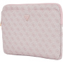 Guess 4G Triangle Logo torba za iPad do 13" / MacBook do 14" - roza
