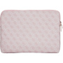 Guess 4G Triangle Logo torba za iPad do 13" / MacBook do 14" - roza