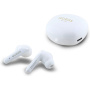 Guess Glossy Classic Brezžične slušalke Logo TWS - bele