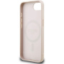 Guess 4G Small Metal Logo ovitek z MagSafe za iPhone 16e / 17e - roza