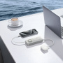 Baseus OS Free2Pull powerbank s integriranim kablom USB-C in priključkom USB-C - 10.000 mAh - siva