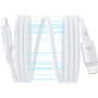 Baseus PicoGo Magnetic polnilni in podatkovni kabel - USB-C na USB-C - 1 m - bel