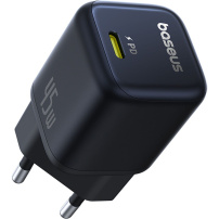 Baseus PicoGo mini hitri polnilni adapter s priključkom USB-C - 45W - črn
