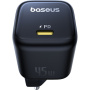 Baseus PicoGo mini hitri polnilni adapter s priključkom USB-C - 45W - črn
