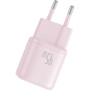 Baseus PicoGo mini hitri polnilni adapter s priključkom USB-C - 45W - roza