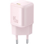 Baseus PicoGo mini hitri polnilni adapter s priključkom USB-C - 45W - roza
