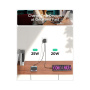 Spigen ArcStation Pro GaN polnilni adapter z 2x USB-C priključki - 45W - črn
