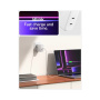 Spigen ArcStation Pro GaN hitri polnilni adapter z 2x USB-C priključki - 140W - bel