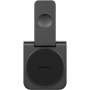 ENERGEA MagDuo 2-v-1 zložljivi brezžični MagSafe polnilec za iPhone / Apple Watch - 15W - črna