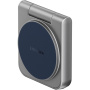 ENERGEA MagDuo 2v1 zložljivi brezžični MagSafe polnilec za iPhone / Apple Watch - 15W - siv