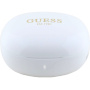 Guess Glossy Classic Brezžične slušalke Logo TWS - bele