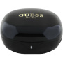 Guess Glossy Classic Brezžične slušalke TWS z logotipom - črne