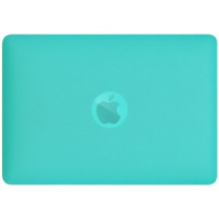 Mat prozoren ovitek z izvlečnim stojalom za MacBook Pro 16" (A2141) - turkizni