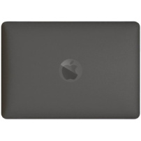 Maten prozoren ovitek s preklopnim stojalom za MacBook Pro 16" (A2485 / A2780 / A2991 / A3186 / A3403 / A3428 / A3429) - siv